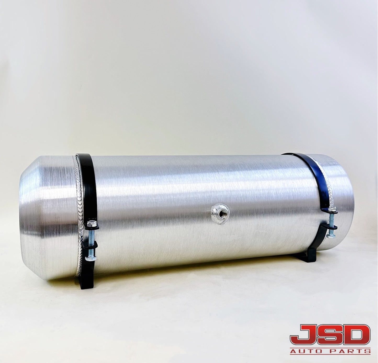 M032 JSD Aluminum Spun Fuel Tank 8x24 center Fill 5. Gallon 1/4'' NPT