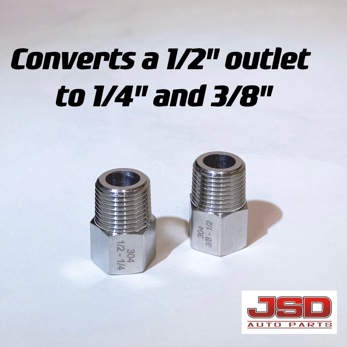 JSD Auto Parts Outlet Converter Kit for Gas Tanks (3/8", 1/4", and 1/2" Set)