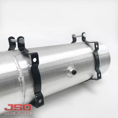 M297 JSD Aluminum Spun Fuel Tank 6x18 End Fill 2 Gallon 1/4'' NPT